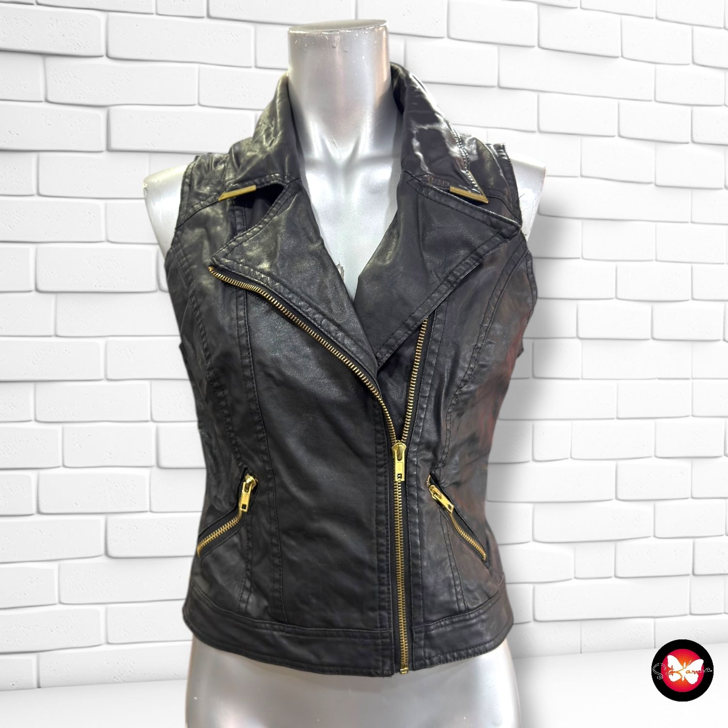 **HOY** Chaleco de piel sintética Talla XS