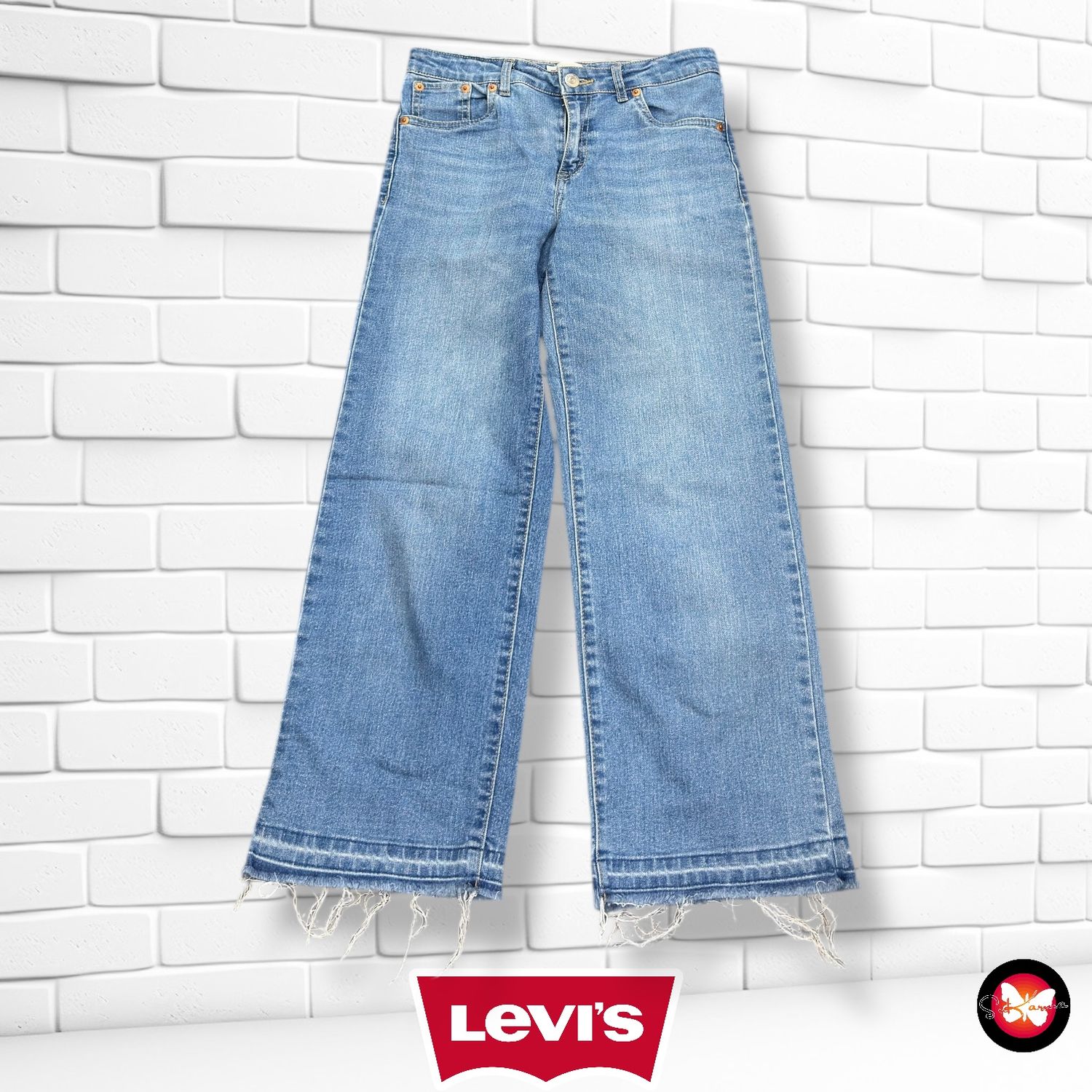 **HOY** Pantalón vaquero LEVI’S CROPPED WIDELEG Talla 14 años
