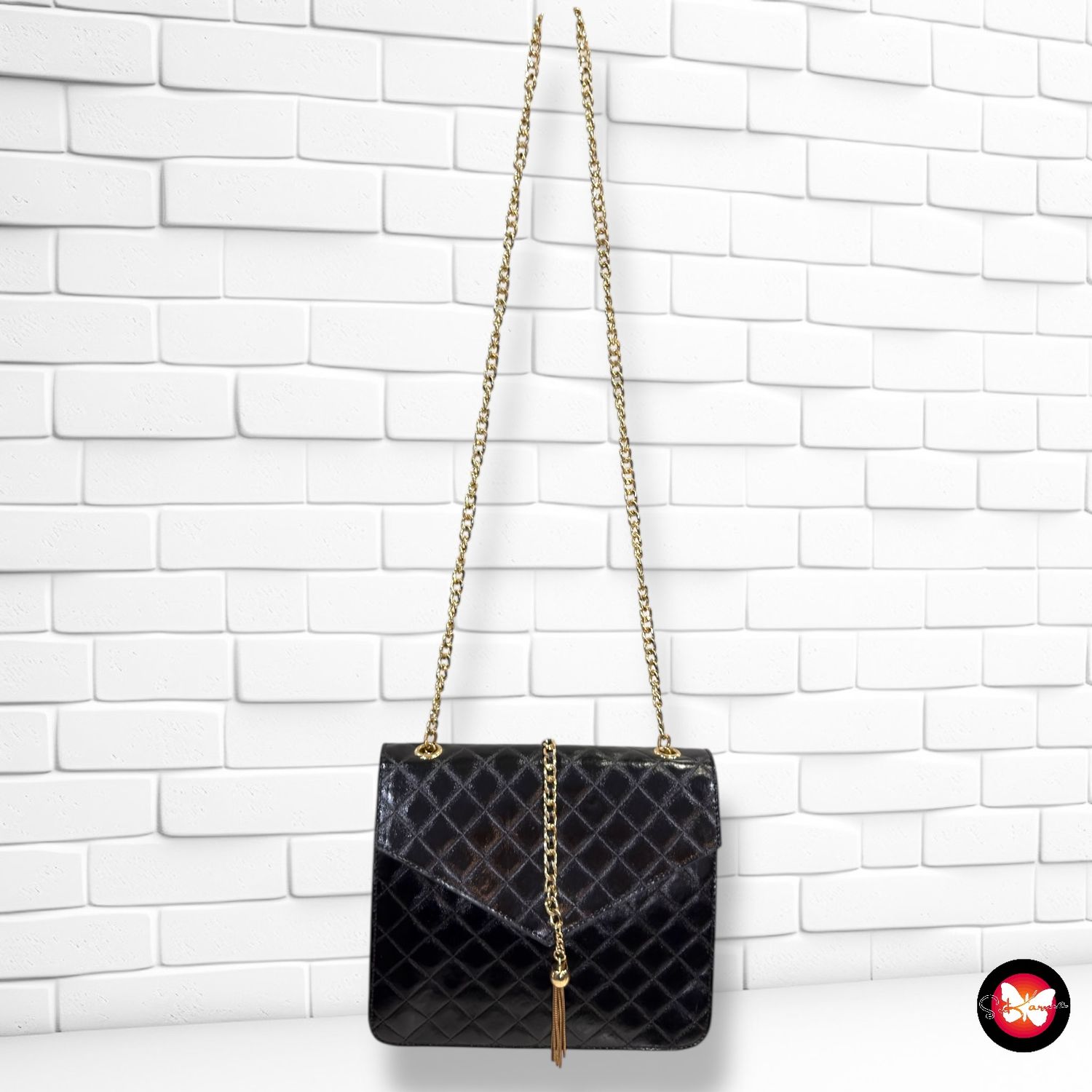 Bolso bandolera de piel sintética vintage