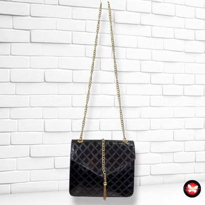 Bolso bandolera de piel sintética vintage