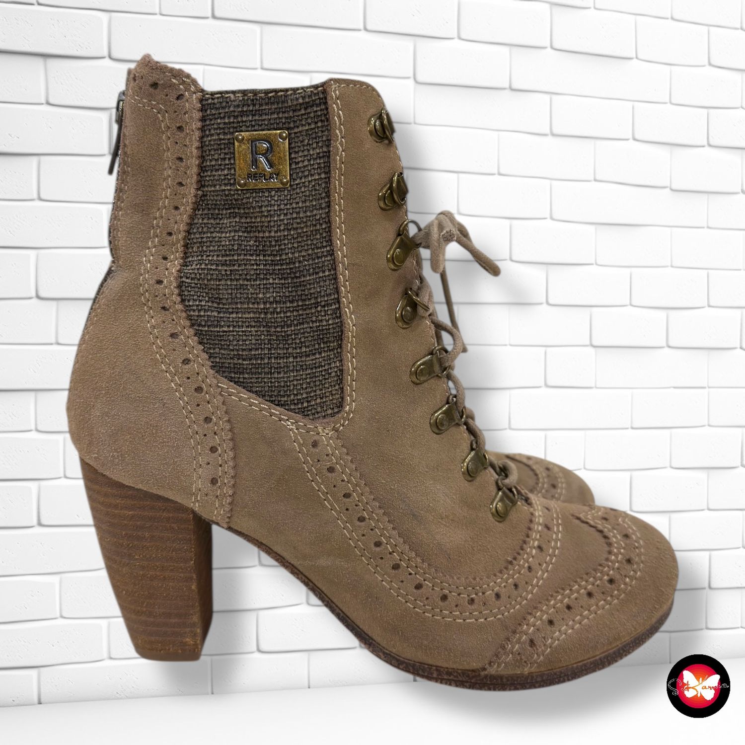 Botines de ante REPLAY T39