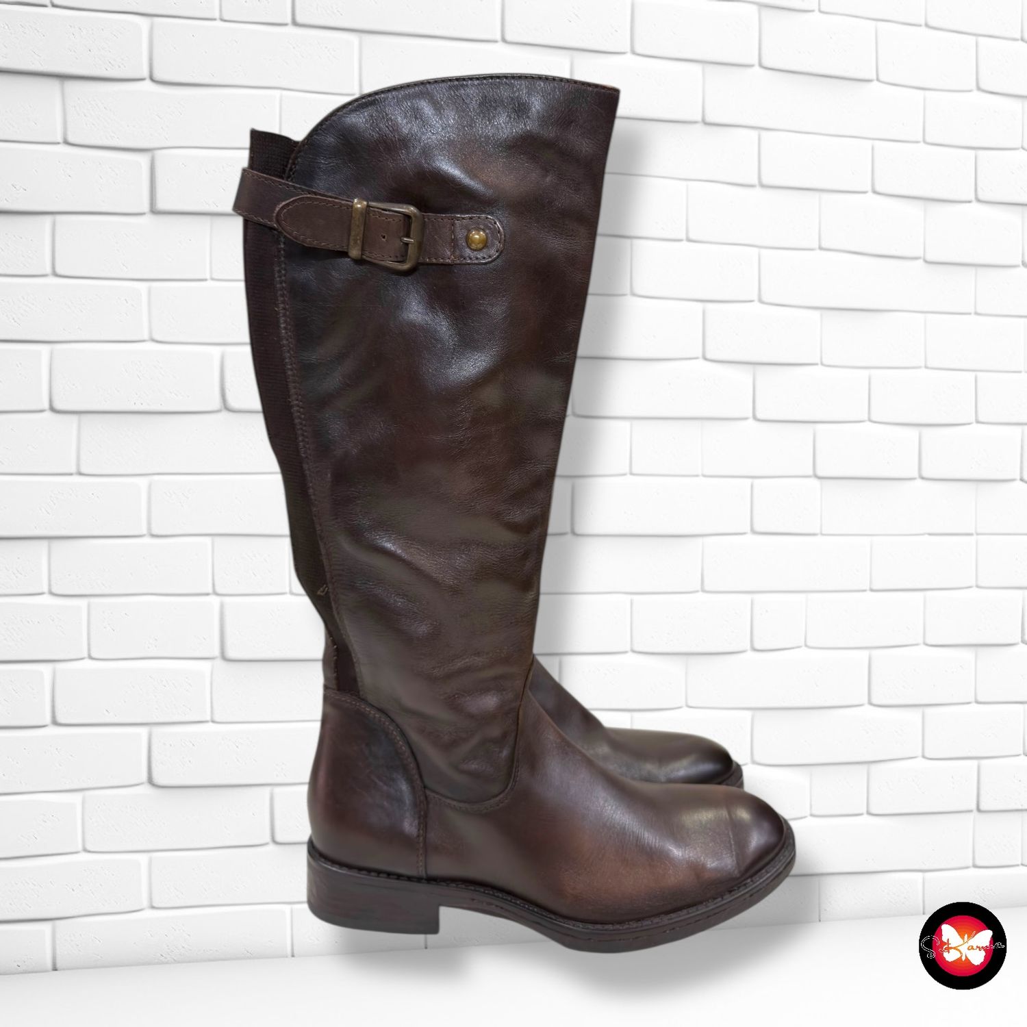 Botas alta de piel T37