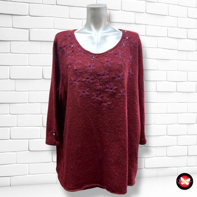 **HOY** Jersey de manga larga con bordados CANDA Talla XL