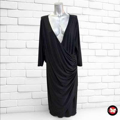 **HOY** Vestido de manga larga con drapeado ATELIER Talla XL/XXL