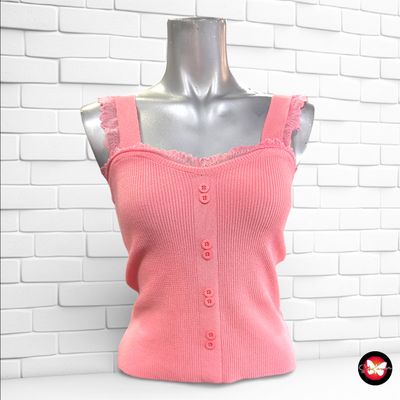 Jersey de tirantes con encaje Talla M/L (pequeña)