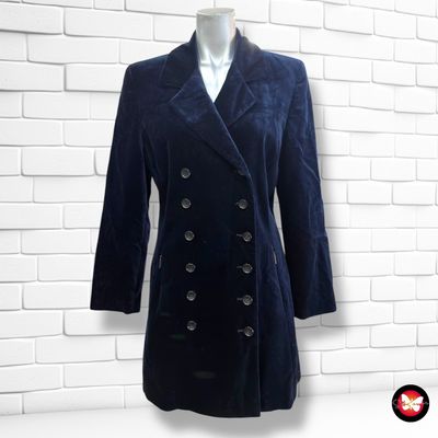 Blazer de terciopelo tipo militar AMBIENTE Talla 36