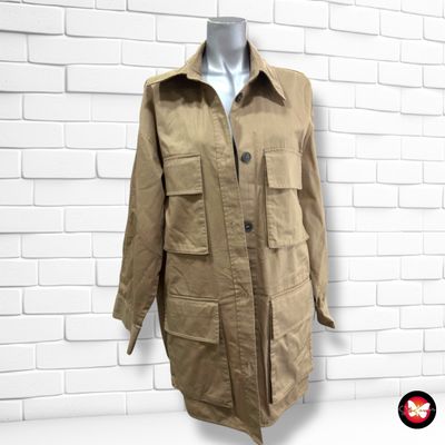 Sobre camisa safari oversized H&M Talla XS