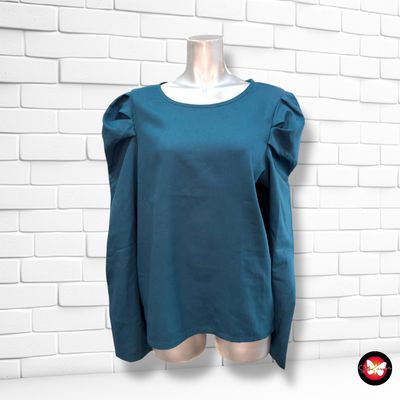Blusa con mangas abullonadas SHEIN Talla L