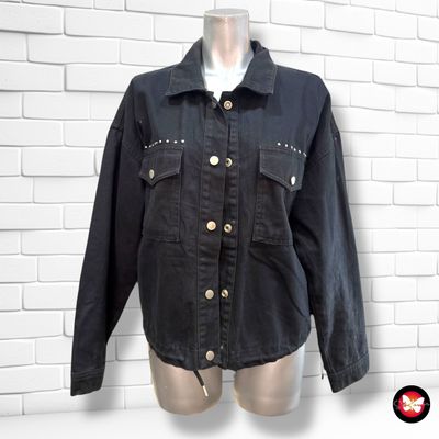 Cazadora vaquera con flecos SEVEN SISTERS Talla M