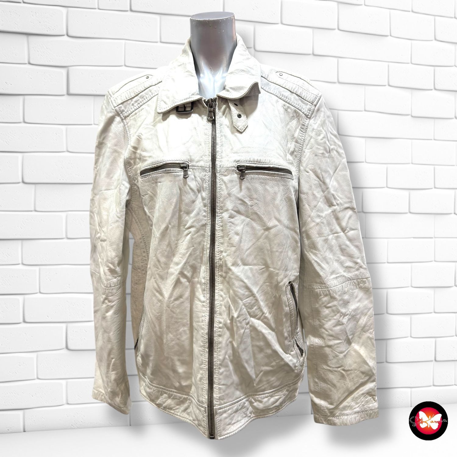 **HOY** Cazadora de piel DAVID MOORE Talla Hombre L - 52