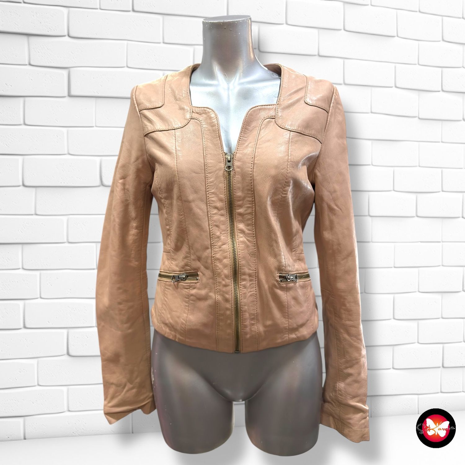 **HOY** Cazadora de piel STEPS Talla XS