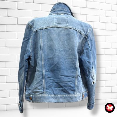 **HOY** Cazadora vaquera con rotitos LAURA TORELLI Talla XL