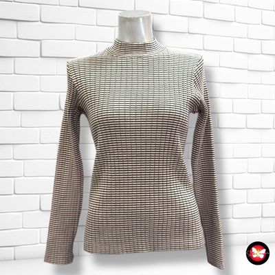 Jersey de manga larga de rayitas YIGGA Talla 11-12 años (grande)