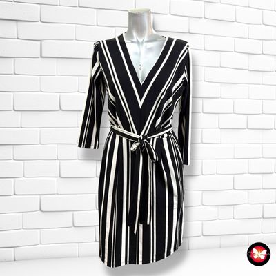 **HOY** Vestido de media manga de rayitas H&amp;M Talla XS (grande)