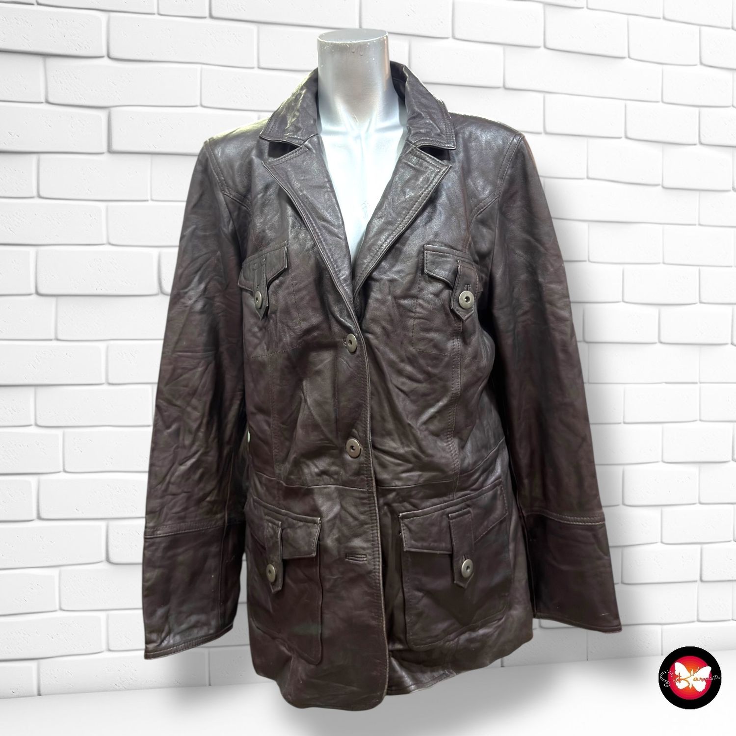 **HOY** Cazadora de piel Talla 40/42