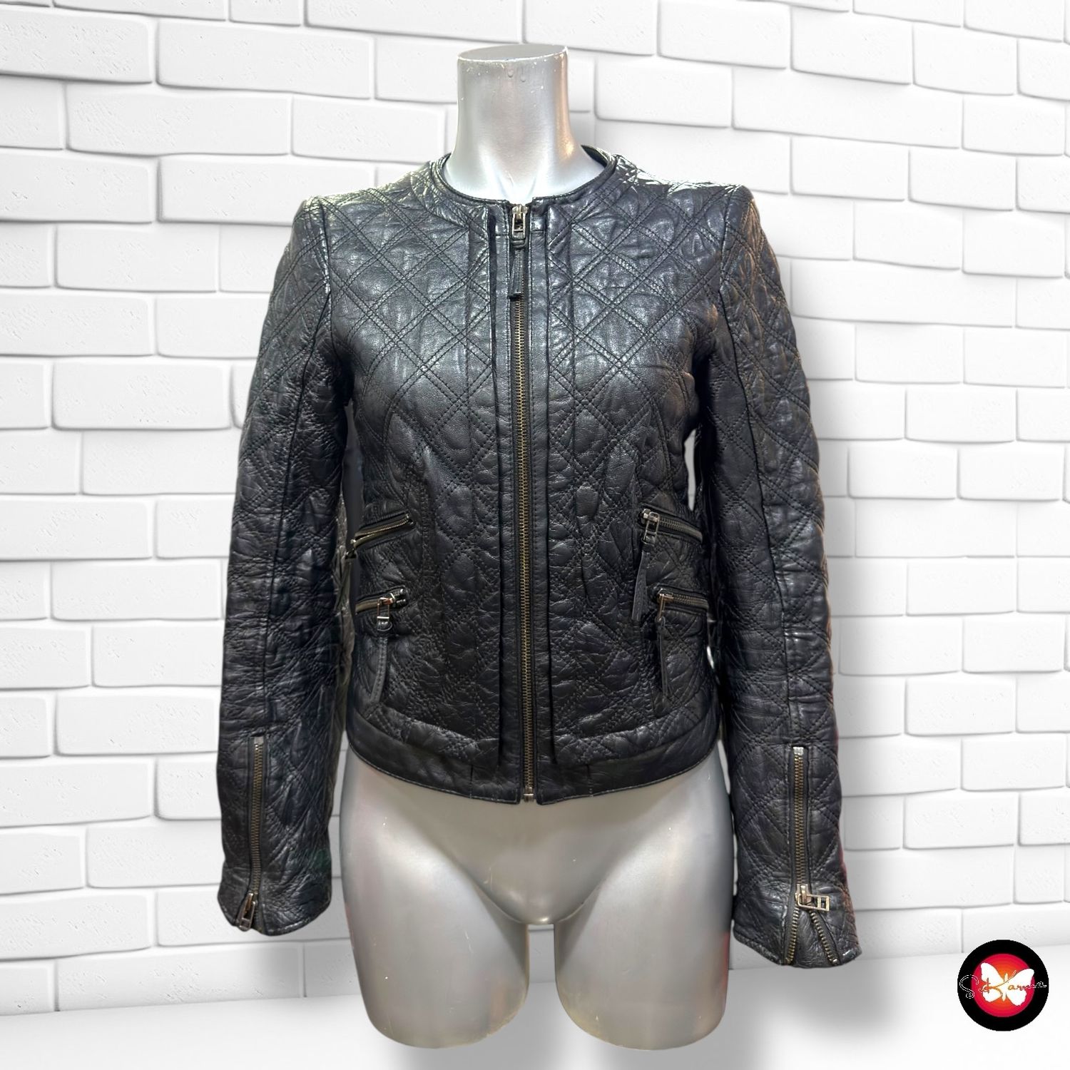 **HOY** Cazadora de piel ZARA Talla XS