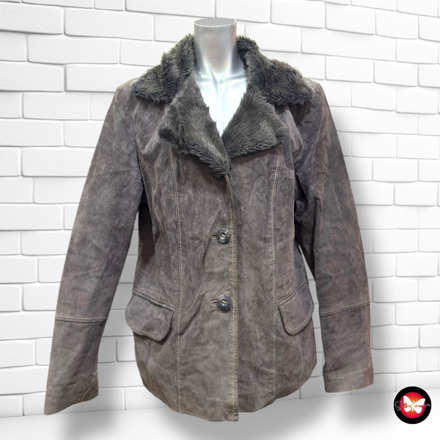 **HOY** Chaquetón de ante Talla 40/42