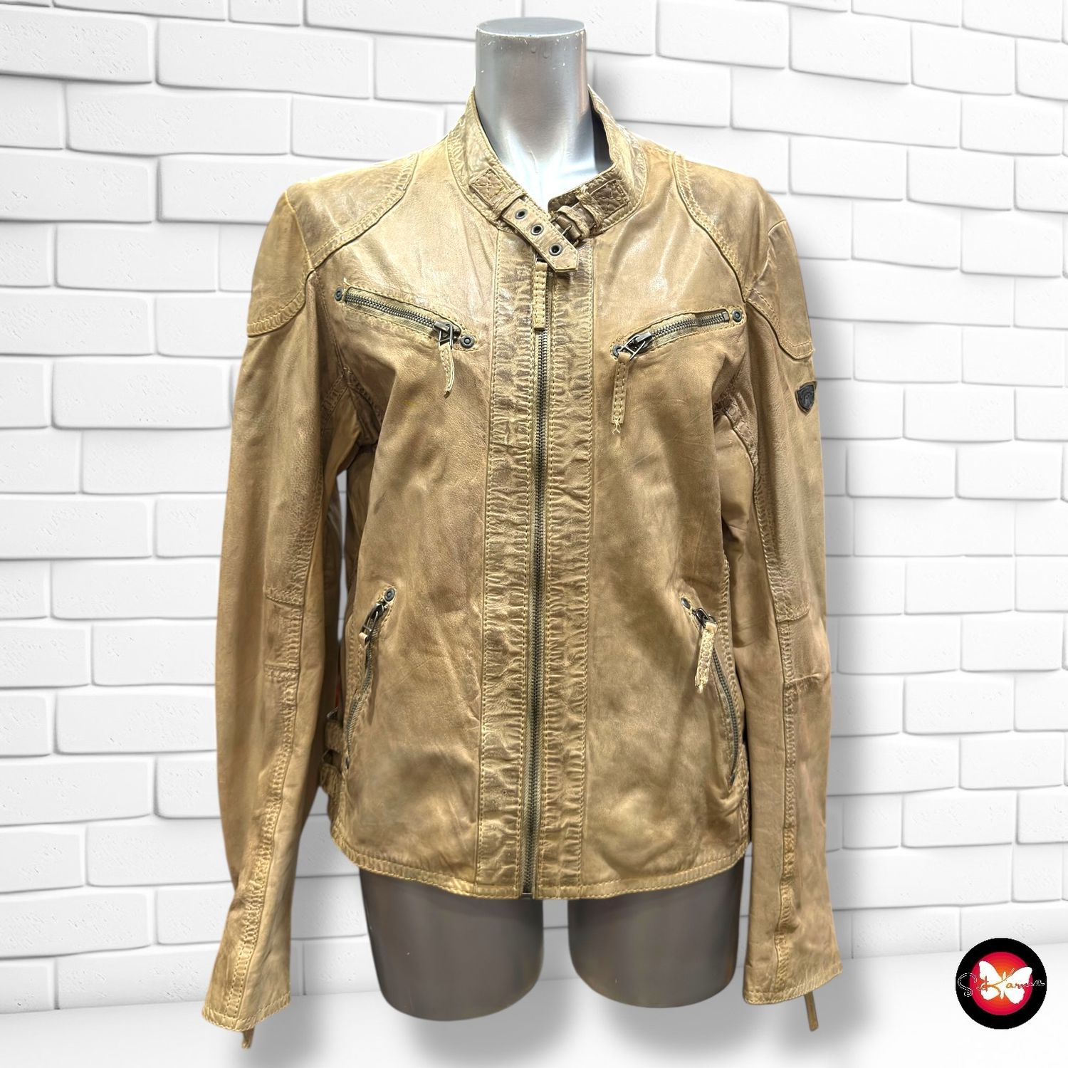 **HOY** Cazadora de piel GIPSY Talla L