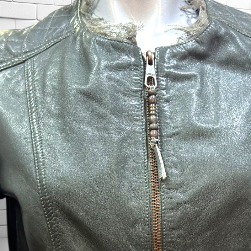 Cazadora de piel GUESS Talla XS