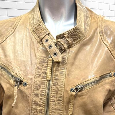 Cazadora de piel GIPSY Talla L