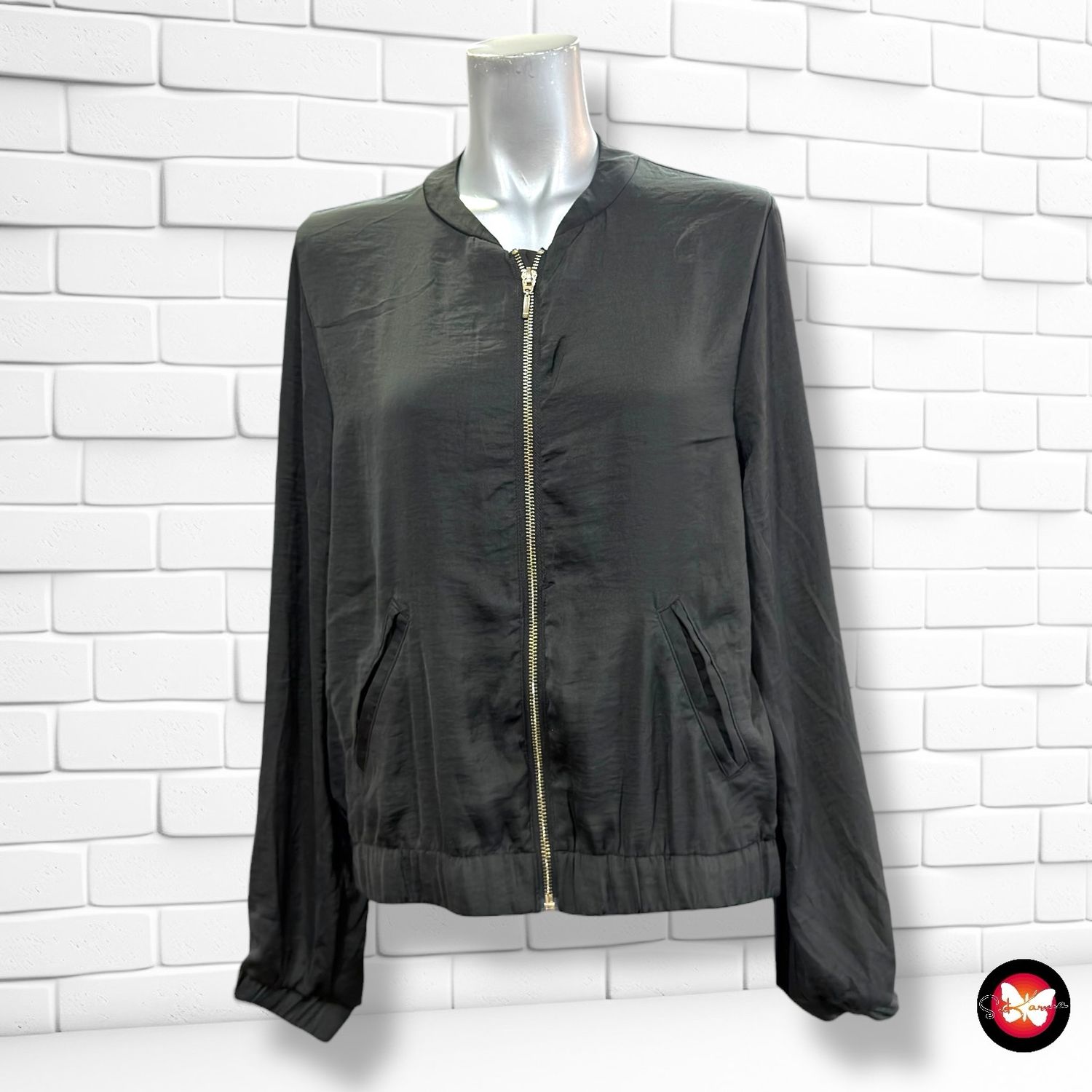 Chaqueta bomber satinada Talla S/M