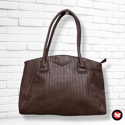 Bolso de hombro de piel sintética