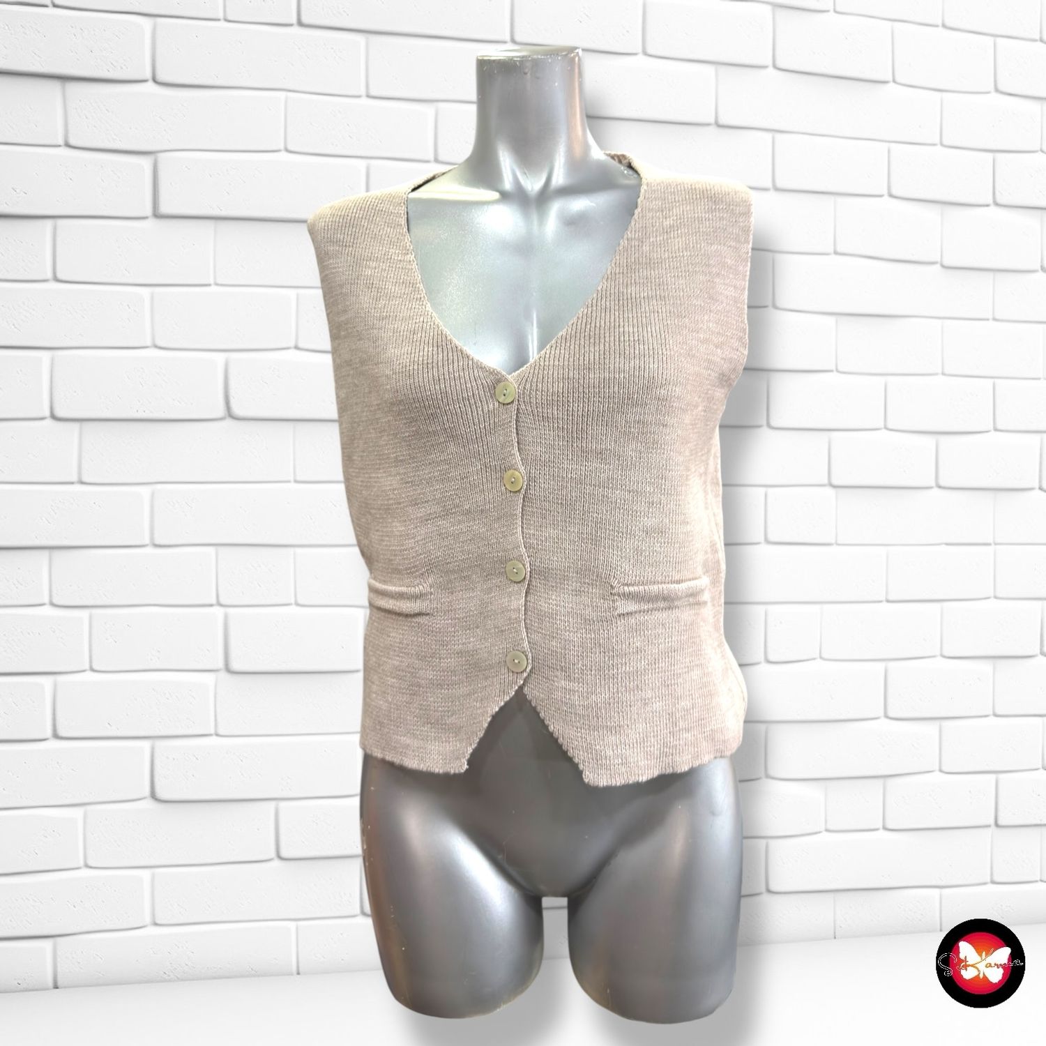 Chaleco de punto Talla S