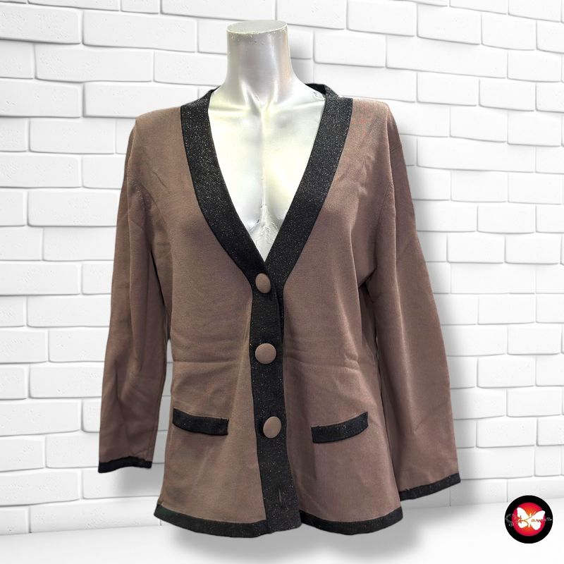 Chaqueta de punto con detalle lurex Talla XXL (pequeña)
