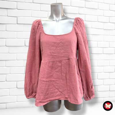 **HOY** Blusa de manga larga de bambula UNIVERSAL THREAD Talla XS (grande)