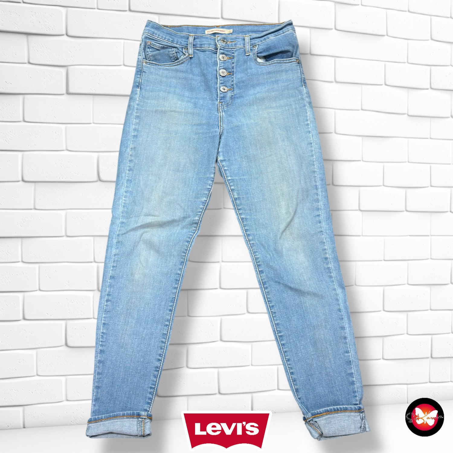**HOY** Pantalón vaquero LEVI’S MILE HIGH SUPER SKINNY Talla M/L (W29)