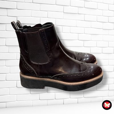 **HOY** Botines acharolados tipo oxford ZARA WOMAN T36