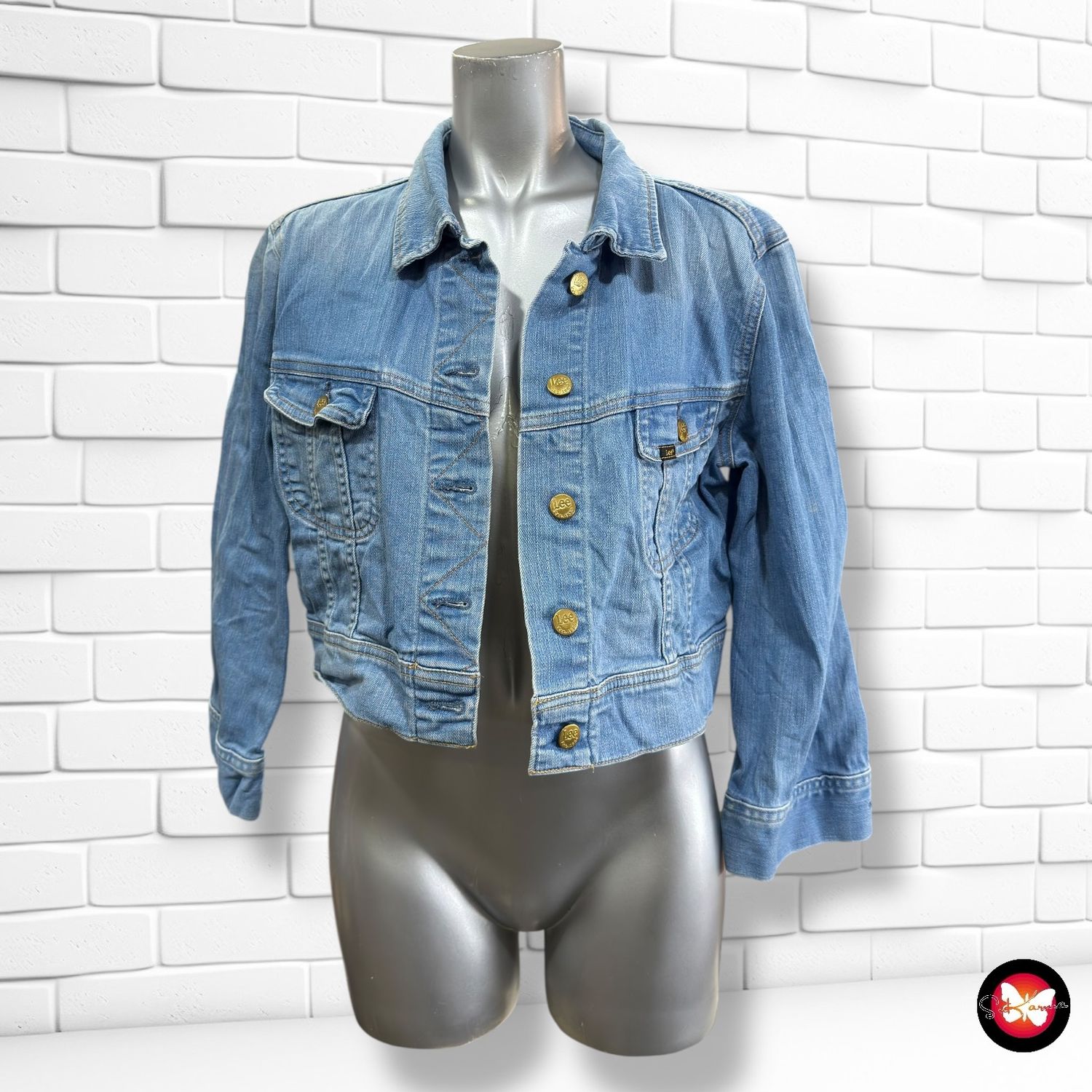 **HOY** Cazadora vaquera cropped LEE Talla L