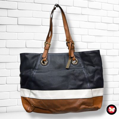 **HOY** Bolso de hombro tote bag tricolor