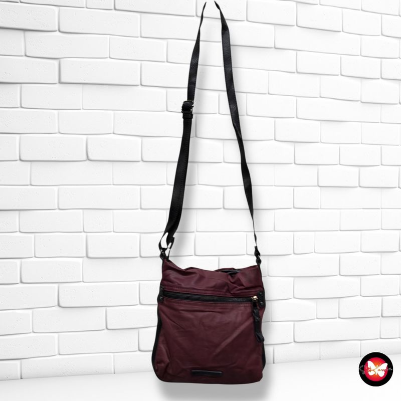 Bolso bandolera de tela engomada ESPRIT