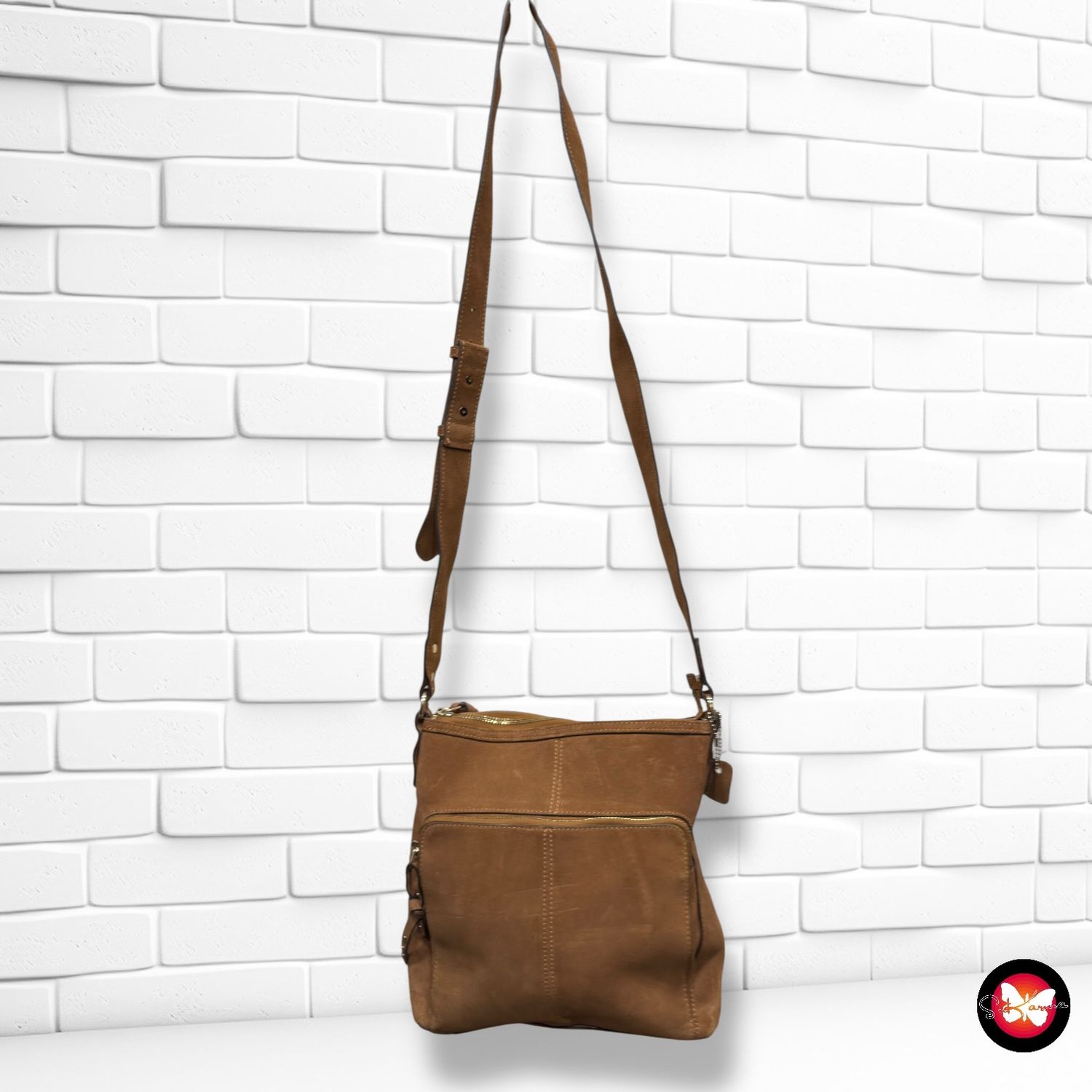 **HOY** Bolso bandolera de ante C&amp;A