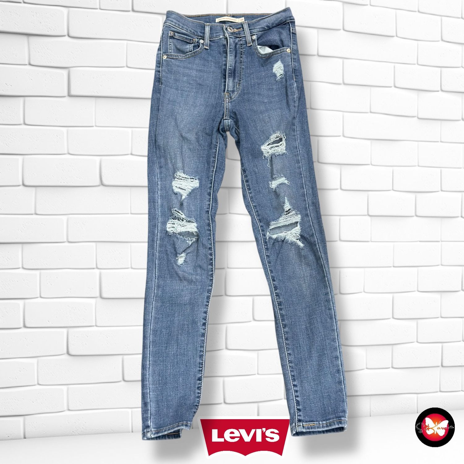 **HOY** Pantalón vaquero LEVI’S MILE HIGH SUPER SKINNY Talla XS (W24)