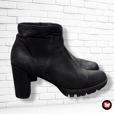 **HOY** Botines de tacón de piel T40