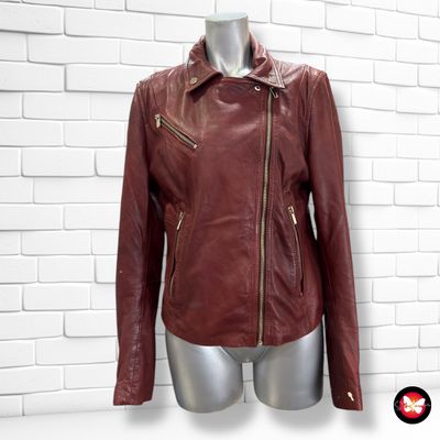 **HOY** Cazadora de piel STRADIVARIUS Talla L