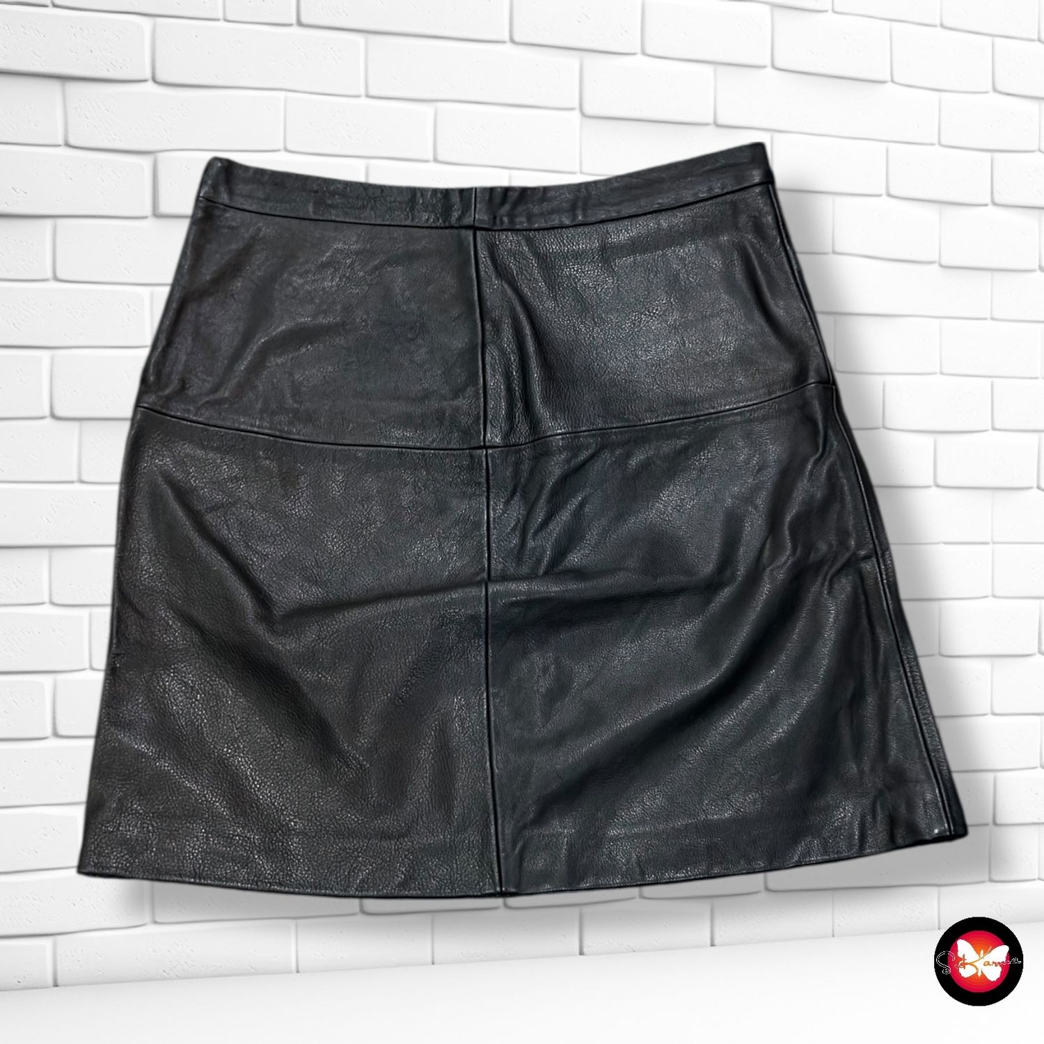 **HOY** Falda de piel LANIUS Talla 38 (grande)