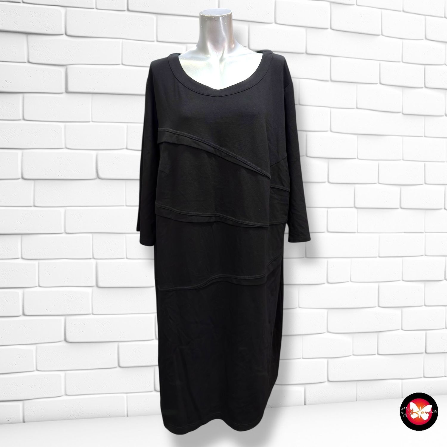 **HOY** Vestido de media manga Talla 4XL