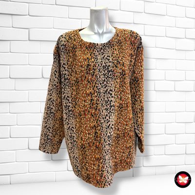 **HOY** Blusa animal print Talla 3XL