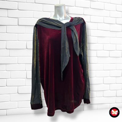 **HOY** Blusa de noche de terciopelo Talla XXL (grande)