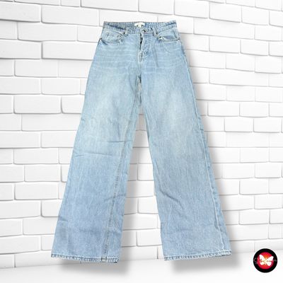 **HOY** Pantalón vaquero ancho de pierna H&amp;M Talla 34