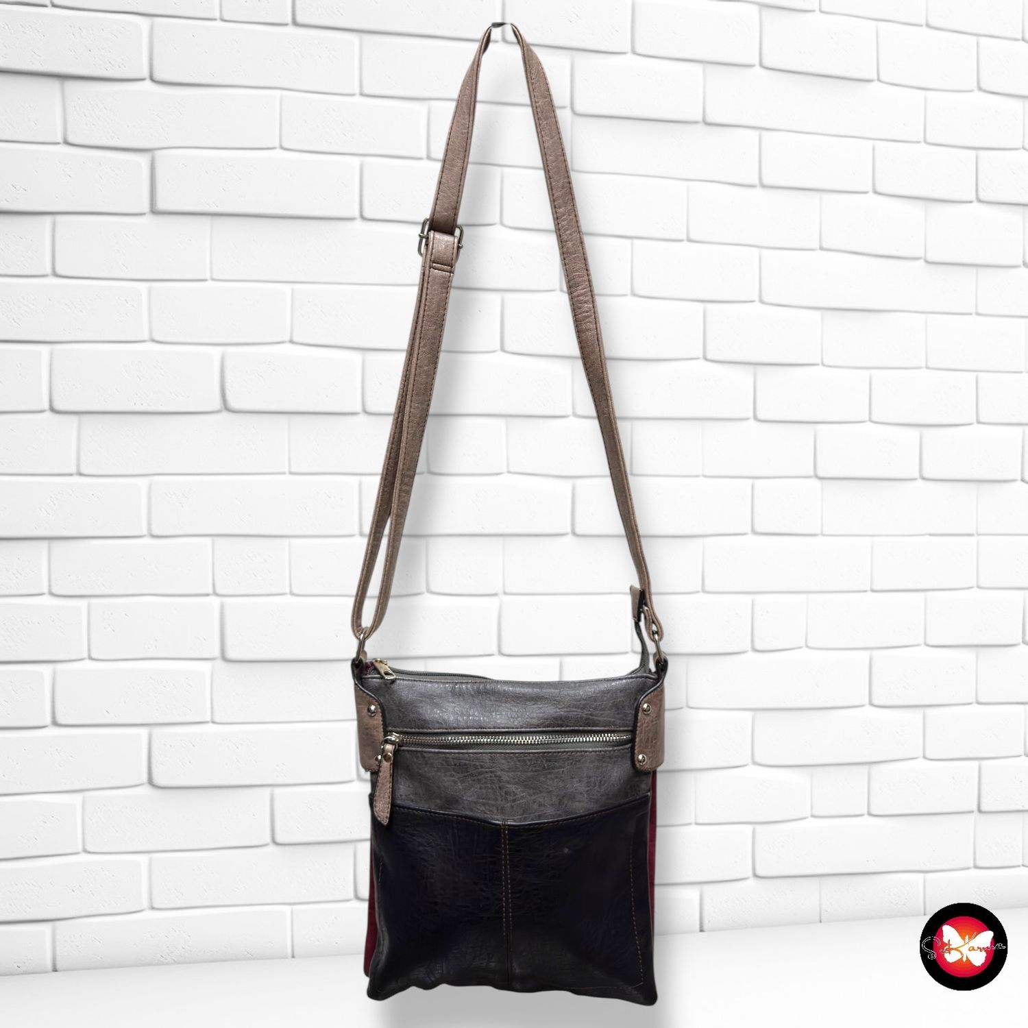 **HOY** Bolso bandolera de piel sintética