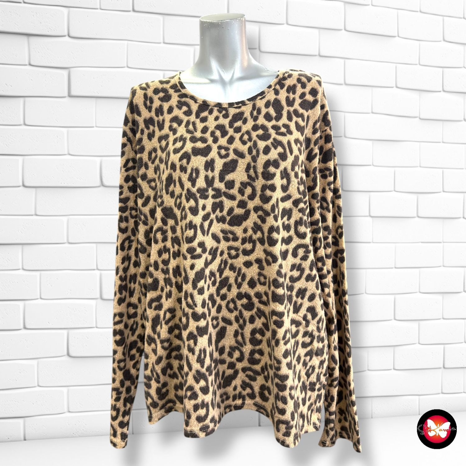 **HOY** Jersey de manga larga animal print JANINA Talla 48