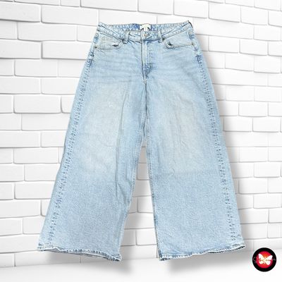 **HOY** Pantalón vaquero ancho de pierna H&amp;M Talla 40