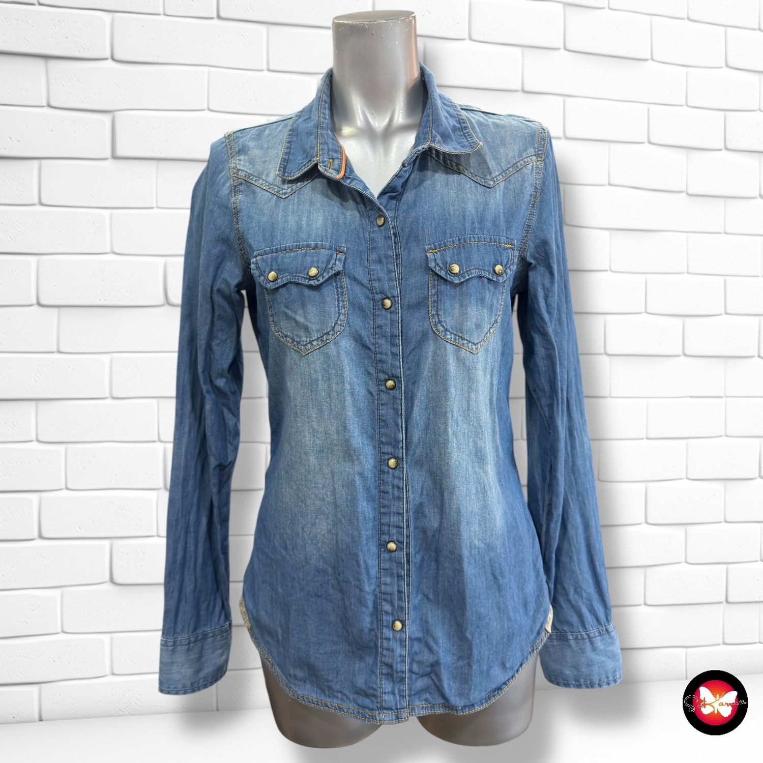 **HOY** Camisa vaquera CACHE CACHE Talla S