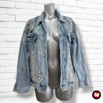 **HOY** Cazadora vaquera con pedrería MY HAILYS Talla S/M
