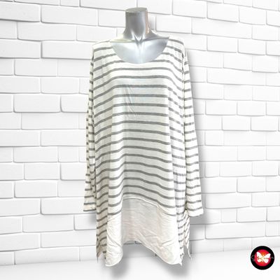 **HOY** Camiseta de manga larga de rayas GINA BENOTTI Talla 48/50