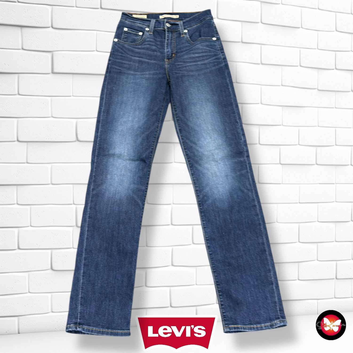 Pantalón vaquero LEVI’S 724 HIGH RISE STRAIGHT Talla XS (W25)